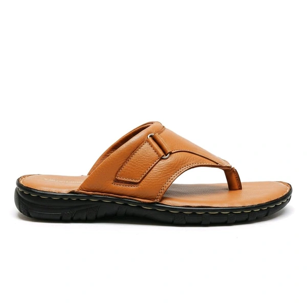 AmburLeather.in Ambur Leather Pandiyan Pride Sandals - 8, Tan