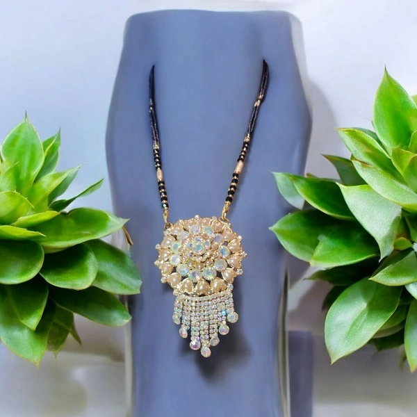 Traditional Gold-Plated Mangalsutra for Women, Elegant and Stylish Design, Symbol of Love and Marriage, Perfect for Daily Wear, Festivals, or Special Occasions, Lightweight and Comfortable