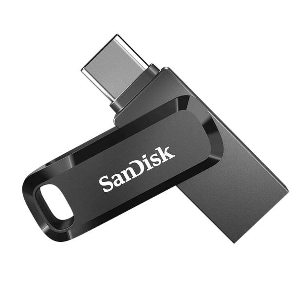 SanDisk Ultra Dual Drive Go Type-C 64GB, OTG, Upto 400MB/S,usb3.2_gen_1 Pendrive, Black, 5Y Warranty (SDDDC3-128G-I46PD)