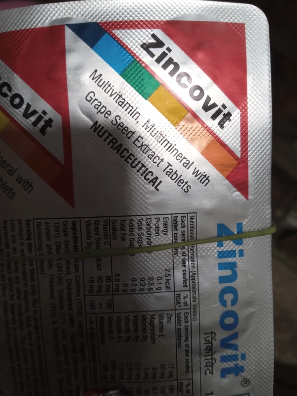Zincovit Tab 