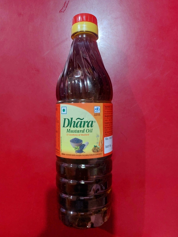 Dhara Mustard Oil 500 ml × 24 Bottle