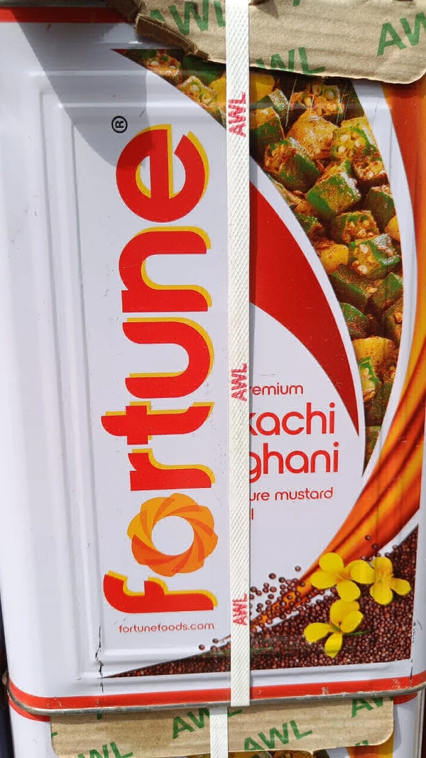 Fortune Kachi Ghani Mustard Oil 15 L Tin