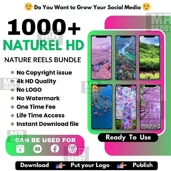 1000+ Nature Reels Bundle