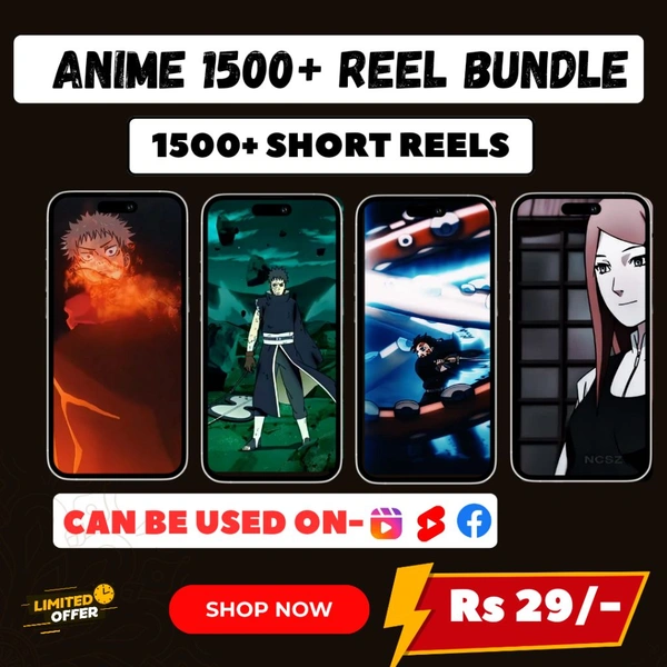 Anime Reels 1500+ Bundle - Access