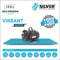 Silver Vikrant 50 Self Primming Water Pump Centrifugal Water Pump - 0.5Hp, Multicolour