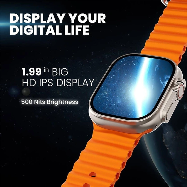 TecSox Ultra Smart Watch | 1.99" IPS Display | Sports Mode