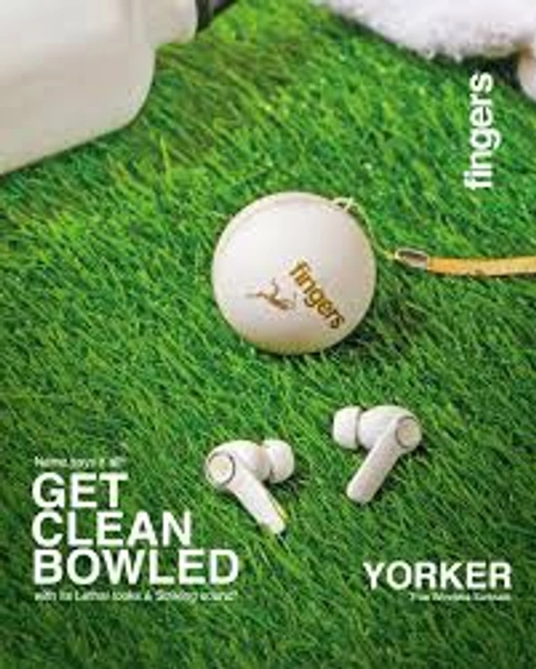 FINGERS Yorker True Wireless Earbuds - White