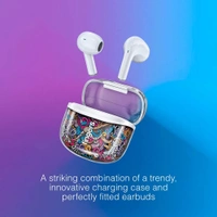FINGERS Melo-Mania in-Ear True Wireless Earbuds [25 Hours Playback | Built-in Mic with SNC™ (Surround Noise Cancellation) | IPX4 Sweat Proof | Type-C Fast Charging] - White