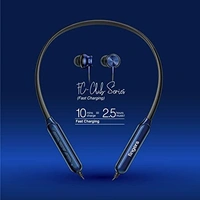 FINGERS FC-Royale Bluetooth Wireless Neckband in Ear Earphones with Built in Mic (Royal Blue)