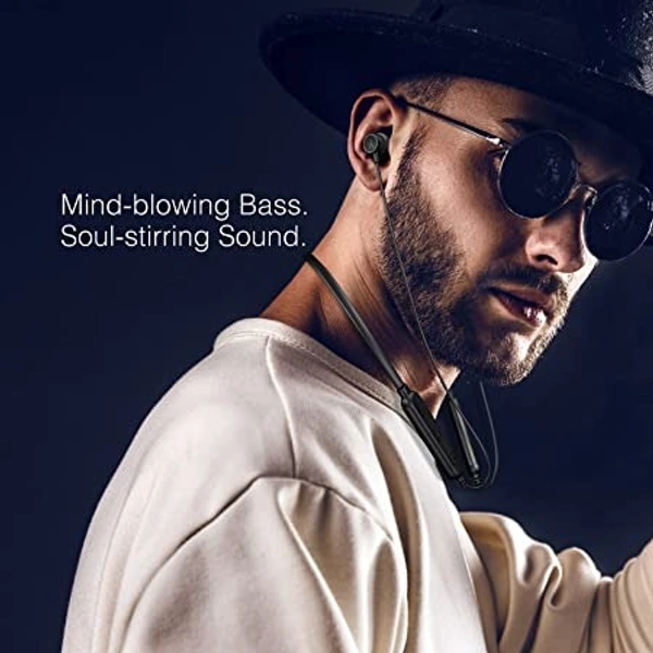 FINGERS FC-Buddy Bluetooth Wireless in Ear Neckband Earphones with Built-in Mic