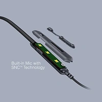 FINGERS  FC-Chic Pro Bluetooth Wireless in Ear Neckband Earphone with Built in Mic (Rich Grey)