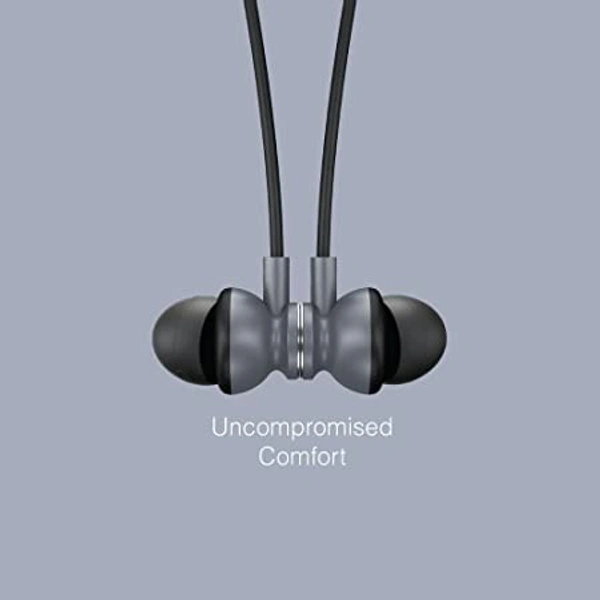 FINGERS  FC-Chic Pro Bluetooth Wireless in Ear Neckband Earphone with Built in Mic (Rich Grey)