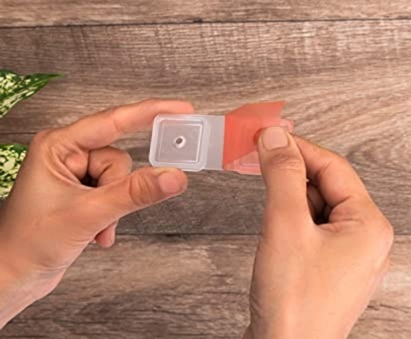 Push Button Wall Mount Transparent Kitchen Storage Container with 1500 ML Capacity, Push Button Storage Container/Wall-Mounted Storage Container/Punch Free Press Type Pack of (1)