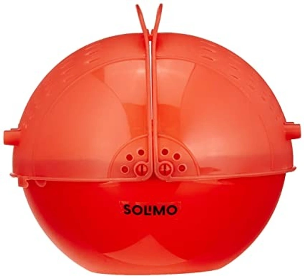 Plastic Drainer/Colander with lid - Red
