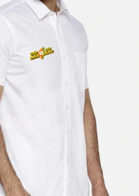 En Mann En Makkal - Embroidery Shirt (Cool Cotton) - 36, H/S, White