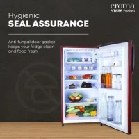 Croma 183 Litres 2 Star Direct Cool Single Door Refrigerator with Anti-Fungal Door Gasket ( Rosalind Wine)