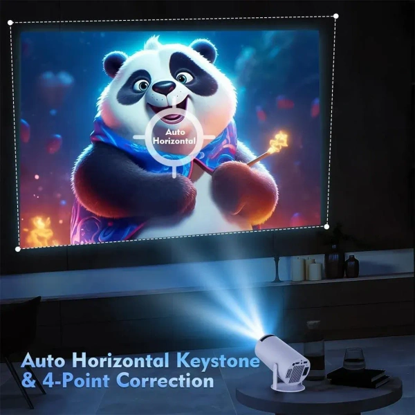 Tecsox Luma Led Projector | 4K Video | Android 11 | 180 Rotatable