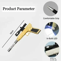 PUBG Sniper Rifle Gun Styled Gel Pen With Light (1 Piece)