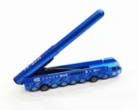 Tank shape style Gel Pen (Ink Color - Blue) - (1 Piece)