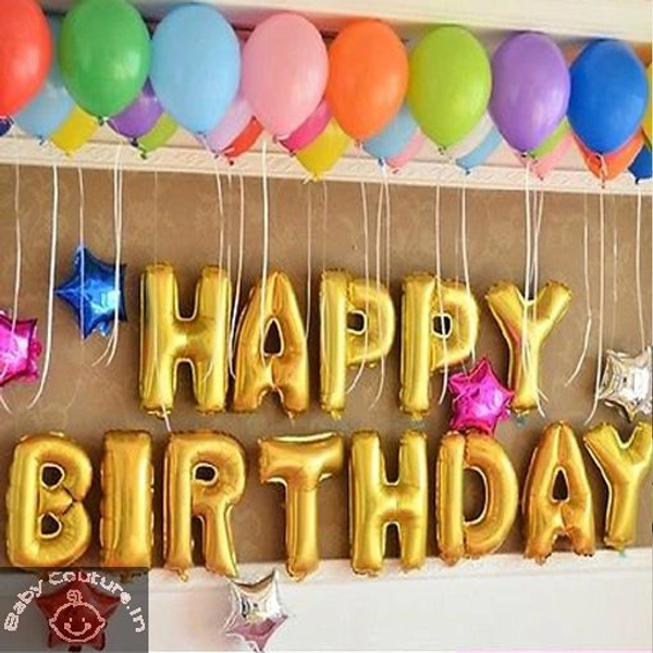 Happy Birthday Foll - 1pc