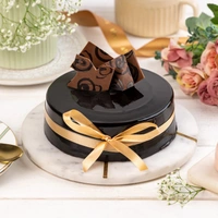 Decorative Chocolate Truffle Cake - 1/2kg