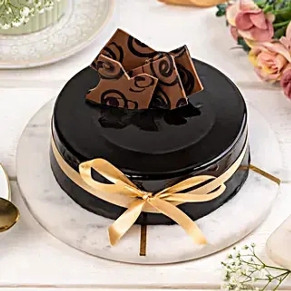 Decorative Chocolate Truffle Cake - 1kg