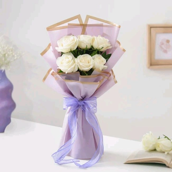 White Rose Bouquet 