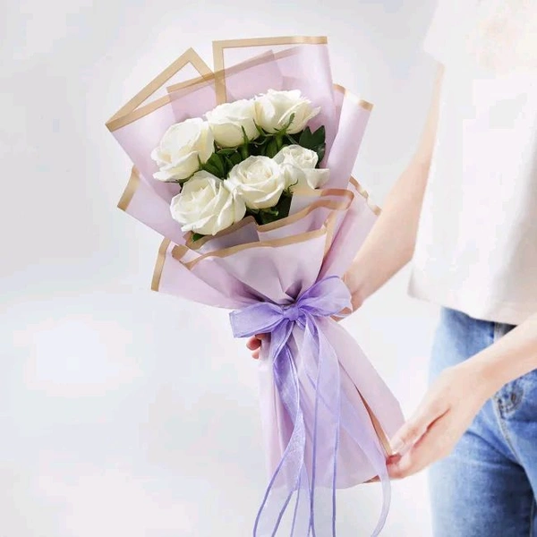 White Rose Bouquet 