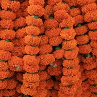 Orange Marigold String  Bunch - 5 Feet