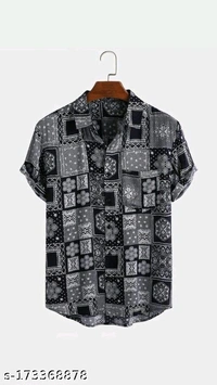 Stylish Latest Fashionable Latest Printed Shirts For Boys - L