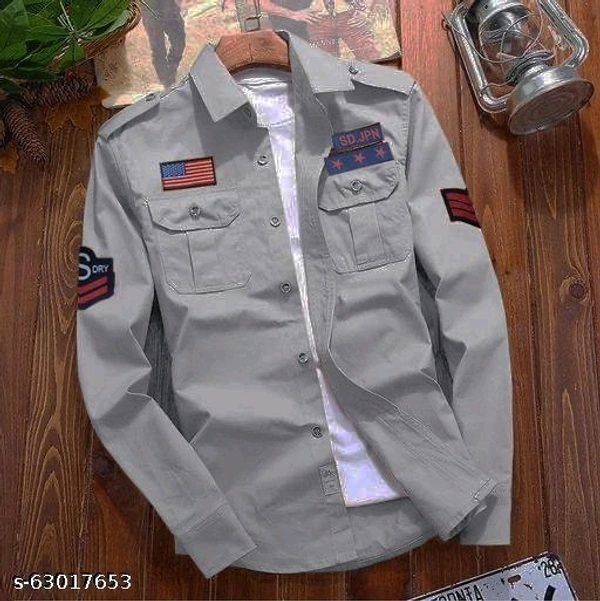 Cargo Shirts For Men's - L