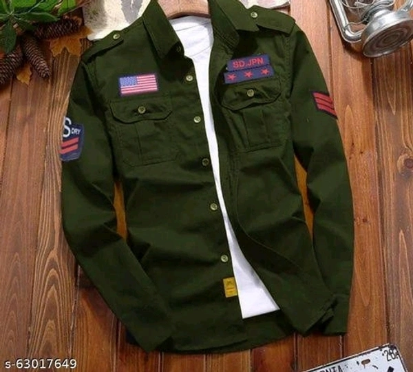 Cargo Shirts For Men's - L