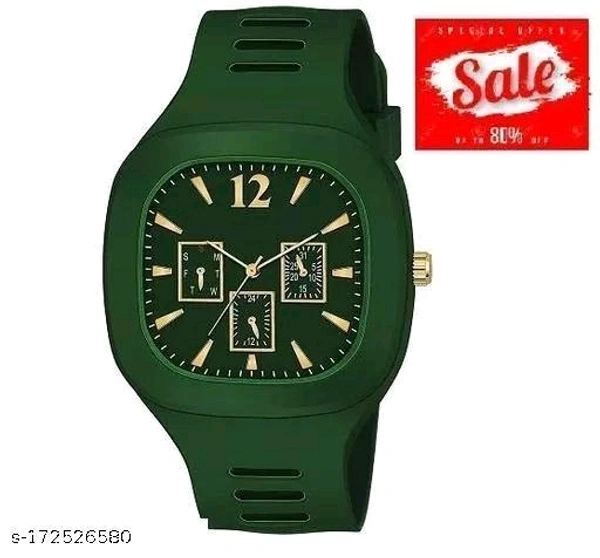 Stylish Men's Digital Watch - Free Size