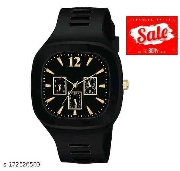 Stylish Men's Digital Watch - Free Size