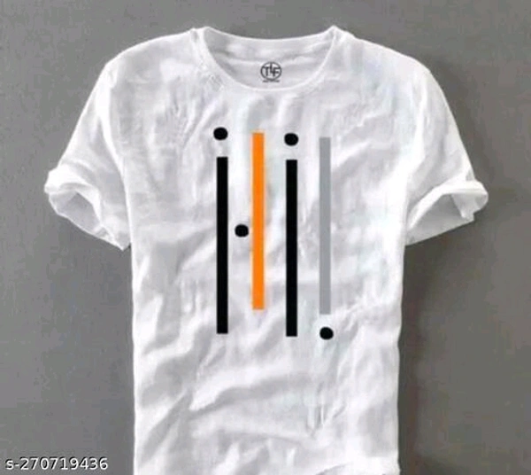 Trendy Glamorous Men T-shirt - White, S M L XL XXL