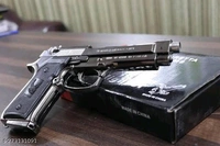 Breeta Gun Shape Gas Lighter Plastic Body Heavy Machine - Free Size
