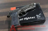 Breeta Gun Shape Gas Lighter Plastic Body Heavy Machine - Free Size