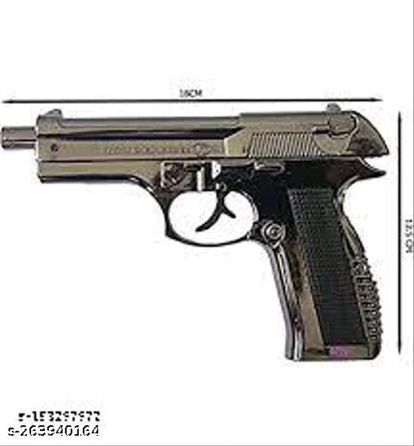 Private Gun Heavy-duty Metal Gun Gas Liter Gun Shape Lighter (430GM) - Free Size
