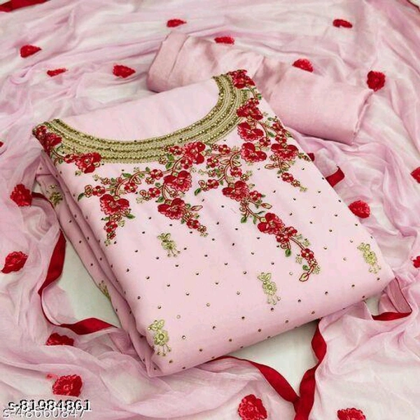 AP Georgette Party Wear Unstiched Dress Material - Un Stiched