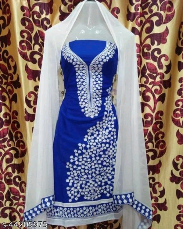 Women Yellow Geometric Embroidered - Un stitched
