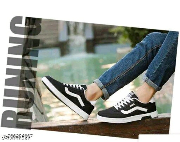 Copperwings Stylish Sneakers For Men - Black, (6 7 8 10)