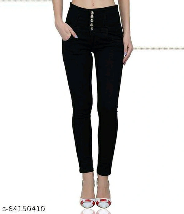 Women's Five Buttons Jeans  - (36 28 30 32)