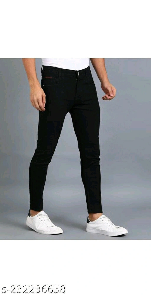 Stylish Mens Jeans - Black, (28 30 32)