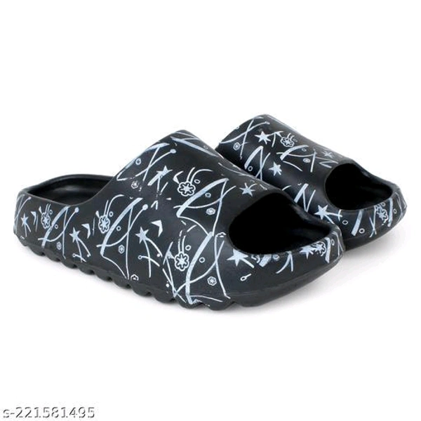 Trendy Men's   Zig Zag Lightweight Flip Flop Slippers Slides - Ind-6 Ind-7 Ind-8 Ind-9 Ind-10