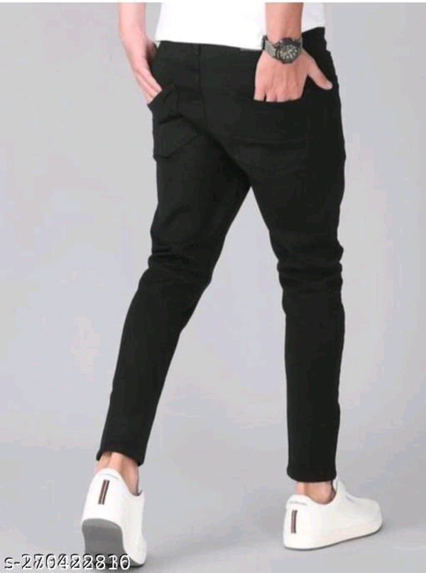 Black Plain Jeans - 28 30 32
