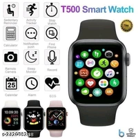 T500 Smartwatch With Heart Rate And Blood Pressure Monitor For Men And Women Bluetooth Calling Sleep Monitor Oxygen Monitor Fitness Tracker Pedometer And Breath Monitor In Black - Black, Free Size