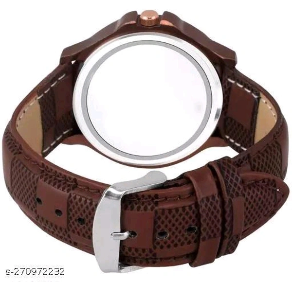 Analog Watch - For Men Boy Men Exclusive Men201brown - Brown, Free Size