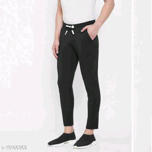 Men Fully Stretchable Cotton Blend Black & Blue| Track Pant|Trouser|Pajama|Lower - 28 30 32