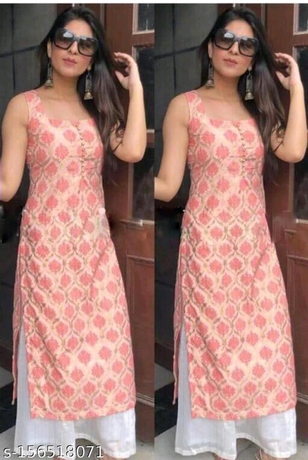 Printed  Kurta Palazzo Set - XXS XS S M L