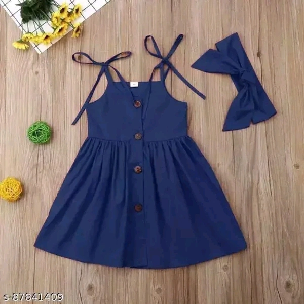 Girls Creap Frock & Dresses Pack Of 1 - 2-3 Years 3-4 Years 4-5